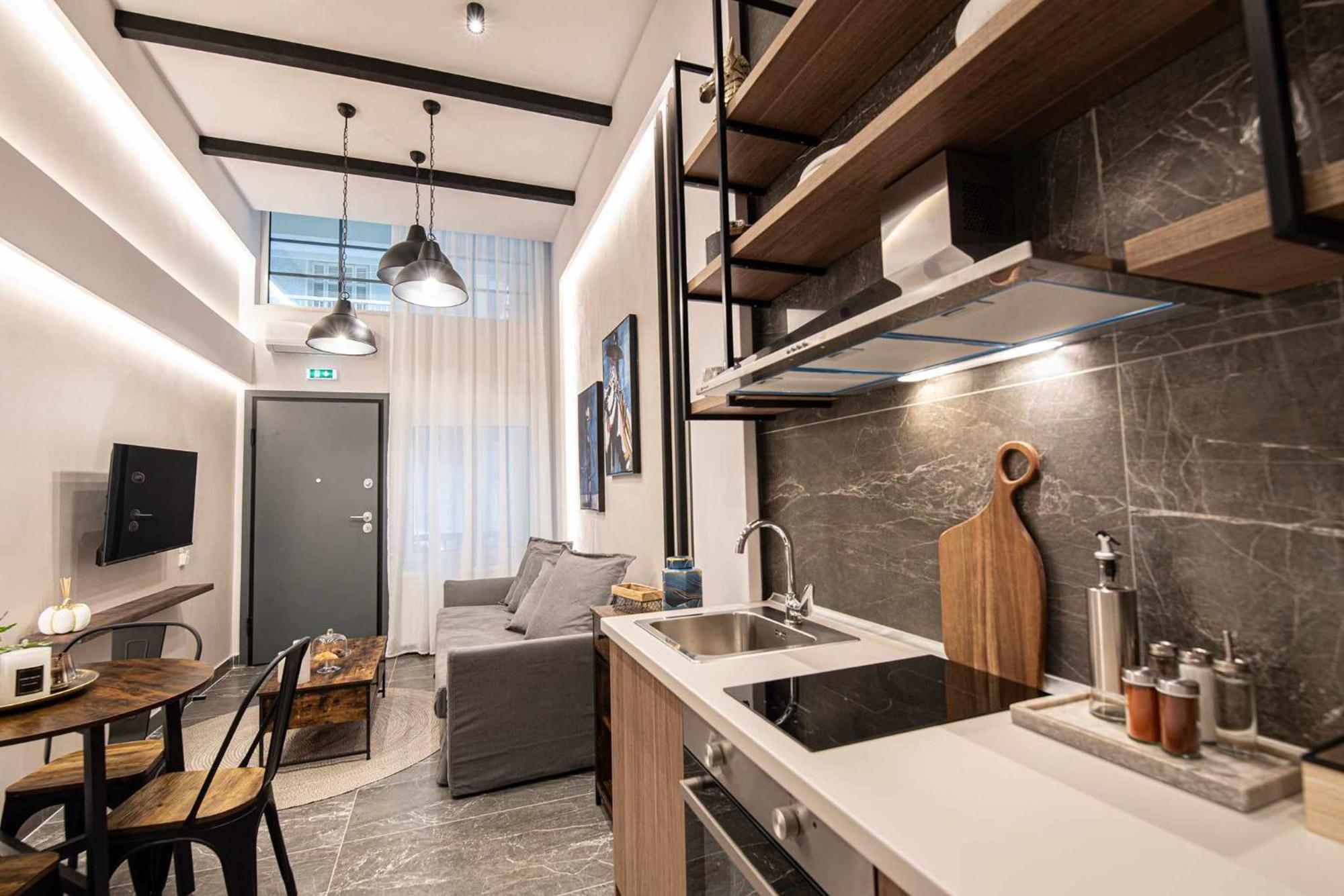 Ferienwohnung Namaste Lofts Near Seaside Thessaloniki Exterior foto